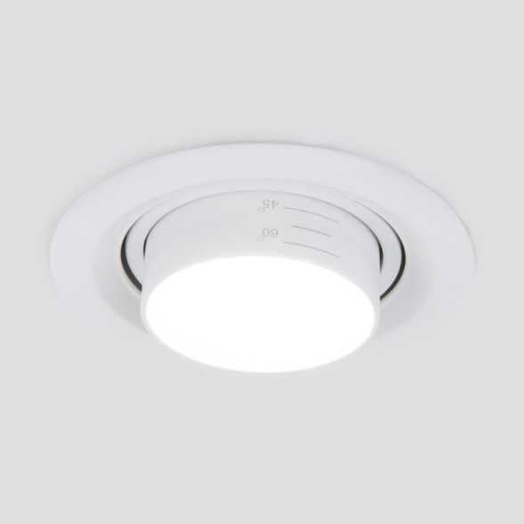 Встраиваемый точечный светильник Elektrostandard 9920 LED 15W 3000K белый