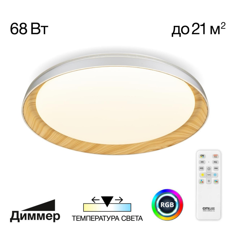 Потолочный светильник Citilux MEGA CL752452G