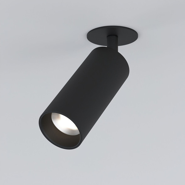 Встраиваемый точечный светильник Elektrostandard Diffe черный 10W 4200K (25052/LED)