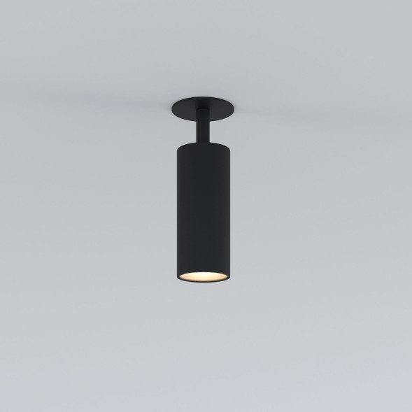 Встраиваемый точечный светильник Elektrostandard Diffe черный 10W 4200K (25052/LED)