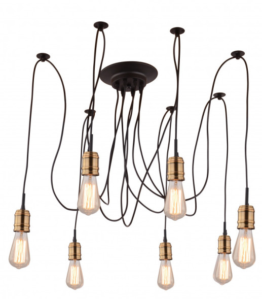 Подвесная люстра ARTE Lamp MAZZETTO A4290SP-7BK