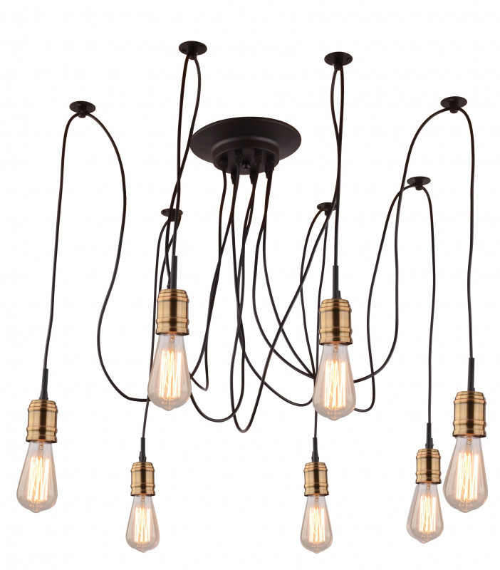 Подвесная люстра ARTE Lamp MAZZETTO A4290SP-7BK