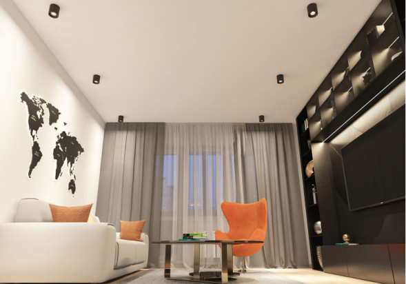 Накладной точечный светильник Denkirs Rodvig DK3090-BBR