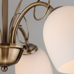 Люстра на штанге Eurosvet Stefanie 30107/3 античная бронза