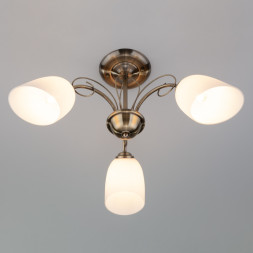 Люстра на штанге Eurosvet Stefanie 30107/3 античная бронза