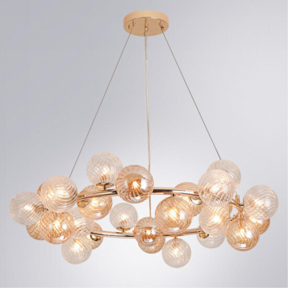 Подвесная люстра ARTE Lamp A5261LM-25GO etereo