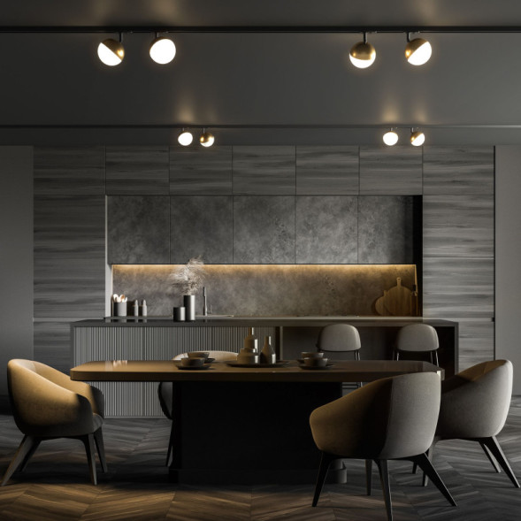 Трековый светильник Elektrostandard Glob GX53 Латунь (MRL 1015) однофазный