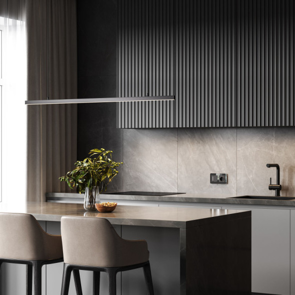 Трековый светильник Elektrostandard Slim Magnetic 40W 4000K Milo (чёрный) 85