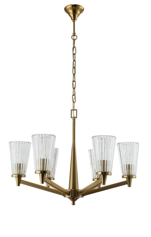 Подвесная люстра Crystal Lux LAURA LAURA SP-PL6 BRONZE