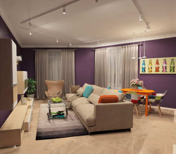 Трековый светильник Denkirs SOLID Tube DK6201-WH