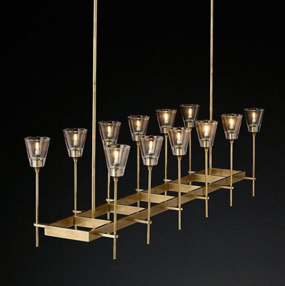 Люстра на штанге ImperiumLoft Torche De Verre 74929-22
