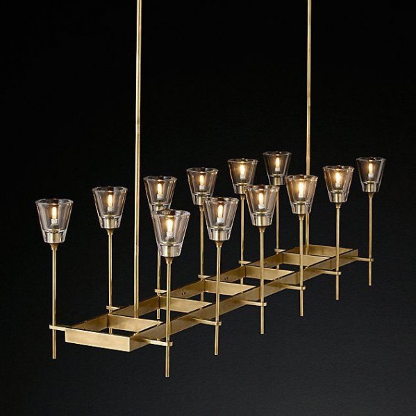 Люстра на штанге ImperiumLoft Torche De Verre 74929-22