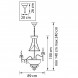 Подвесная люстра Lightstar Classic 700291