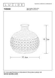 Настольная лампа LUCIDE TIESSE 13534/19/31