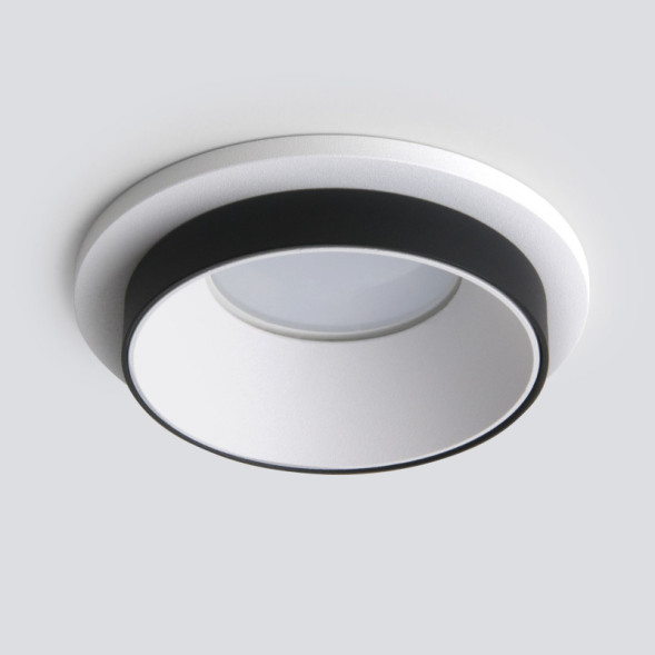 Встраиваемый точечный светильник Elektrostandard 113 MR16 белый/черный