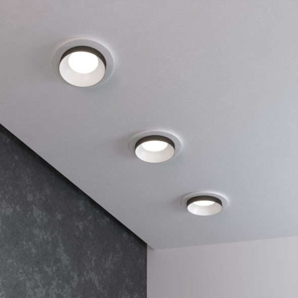 Встраиваемый точечный светильник Elektrostandard 113 MR16 белый/черный