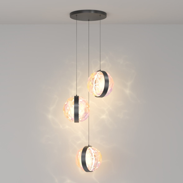 Каскадная люстра Maytoni MOD379PL-L17B3K Misterio