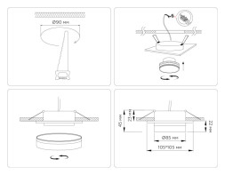 Точечный влагозащищенный светильник Ambrella Light TN6709 TECHNO SPOT