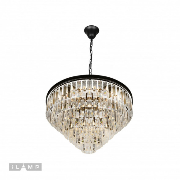 Каскадная люстра iLamp Triumph 6101-800 BK