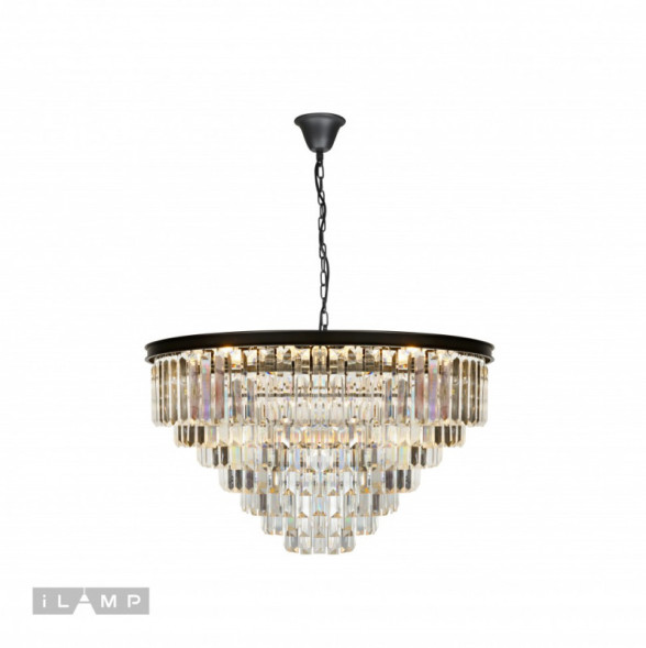 Каскадная люстра iLamp Triumph 6101-800 BK