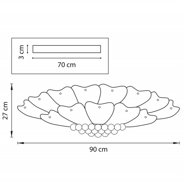 Потолочный светильник Lightstar Lobo 804070