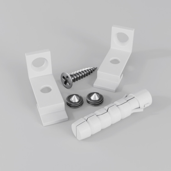 Крепеж для профиля ленты Maytoni Technical Заглушки и крепления для профиля ALM-3535R-1MT