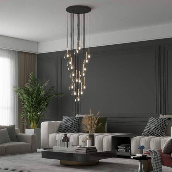 Каскадная люстра TK Lighting 5945 Nilos