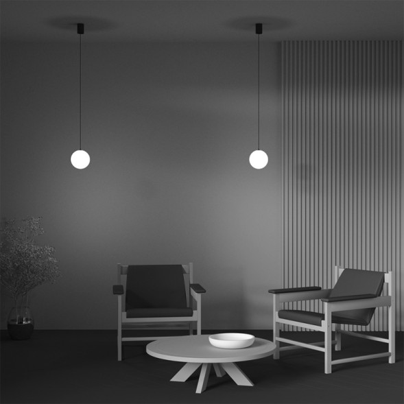 Подвесной светильник Maytoni Technical luna P039PL-5W3K-10-B