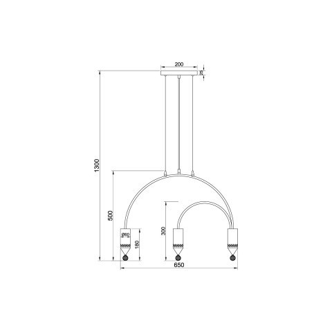 Подвесная люстра Vele Luce PIOGGIA VL4283P03