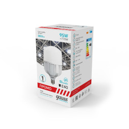 Светодиодная лампа Gauss 60420 95W 220V 8800lm E40 белый (дневной)