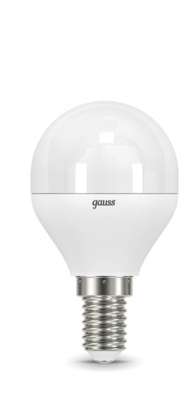 Светодиодная лампа Gauss Шарик 105101110 9.5W 220V 890lm E14 белый (теплый)