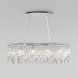 Подвесная люстра Eurosvet 60159/10 хром/хруст Smart Blitz