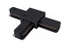 Коннектор для шинопровода Maytoni Technical Track Black TRA001CT-11B