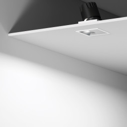 Встраиваемый точечный светильник Elektrostandard 25091/LED 10W 4000K белый/хром