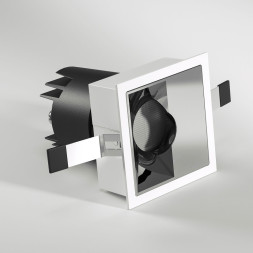 Встраиваемый точечный светильник Elektrostandard 25091/LED 10W 4000K белый/хром