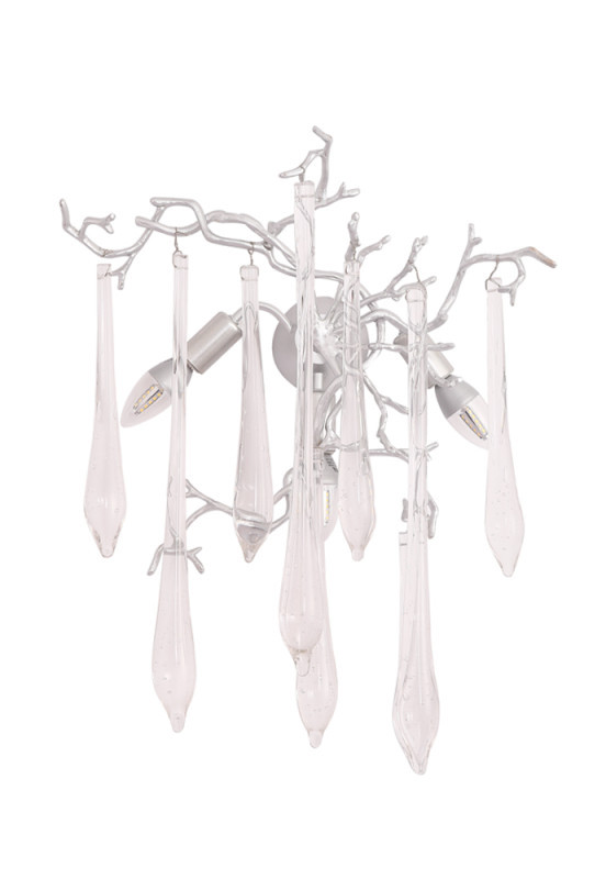 Бра Crystal Lux Reina REINA AP3 SILVER PATINA