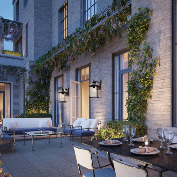 Уличный настенный светильник Feron 48388