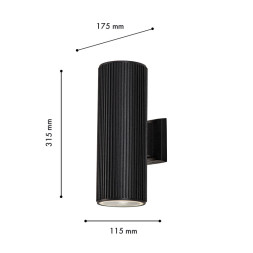Уличный настенный светильник Favourite POLA 4513-2W