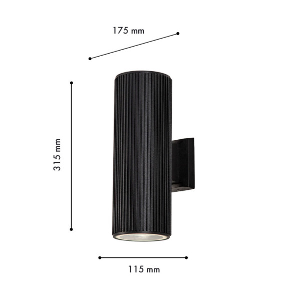 Уличный настенный светильник Favourite POLA 4513-2W