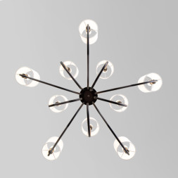 Подвесная люстра Eurosvet ABBEY 60164/10 черный