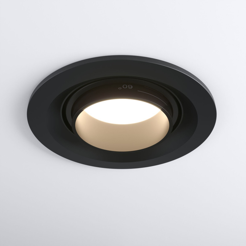 Встраиваемый точечный светильник Elektrostandard 9920 LED 15W 3000K черный