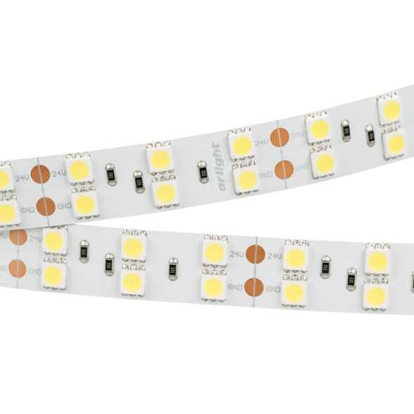 Лента Arlight RT 2-5000 5060 011256(1) 144W 24V белый (холодный) IP20