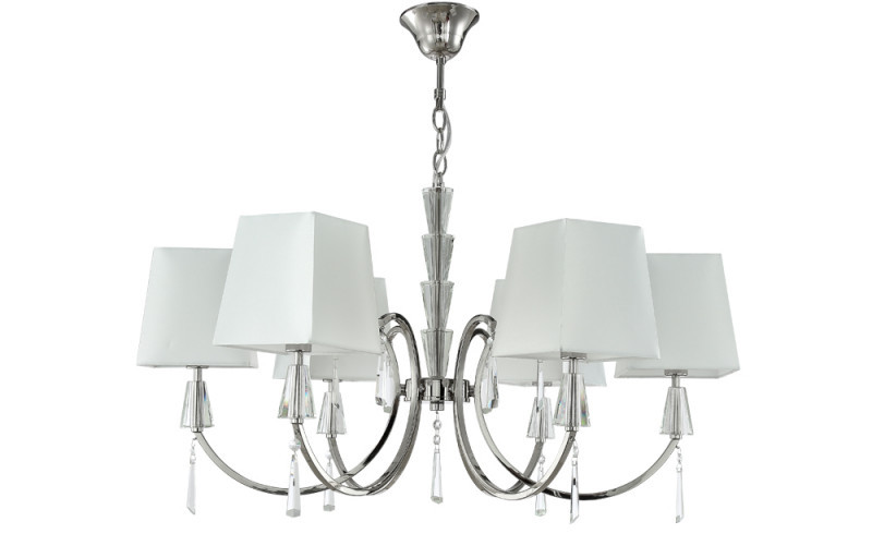 Подвесная люстра Crystal Lux MARSELA MARSELA SP-PL6 NICKEL