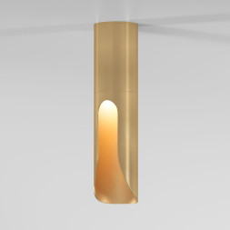 Накладной точечный светильник Elektrostandard 25113/LED 7W 4000K латунь APEX