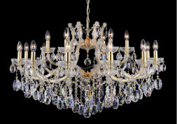 Подвесная люстра Crystal Lux HOLLYWOOD HOLLYWOOD SP12+6 GOLD
