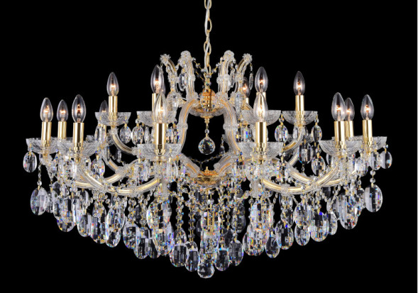 Подвесная люстра Crystal Lux HOLLYWOOD HOLLYWOOD SP12+6 GOLD