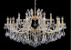 Подвесная люстра Crystal Lux HOLLYWOOD HOLLYWOOD SP12+6 GOLD