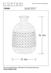 Настольная лампа LUCIDE TIESSE 13534/26/31