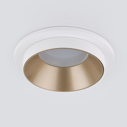 Встраиваемый точечный светильник Elektrostandard 113 MR16 золото/белый