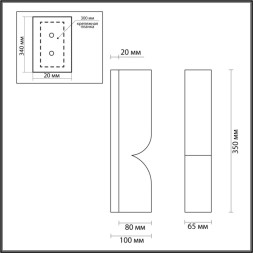 Бра Odeon Light L-VISION 6685/10WL